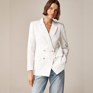 J Crew Greta blazer in stretch linen blend BX802